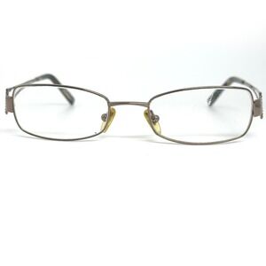 Fendi F614R 49 18 210 135 Eyeglasses Frame Metal Bronze Crystal Women 21437